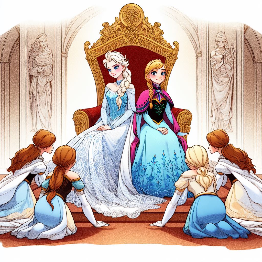 Elsa Princ Queen Elsa And Princess Anna by Tenshichan1013 on DeviantArt