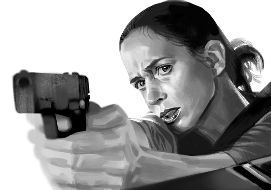 Emily Blunt study