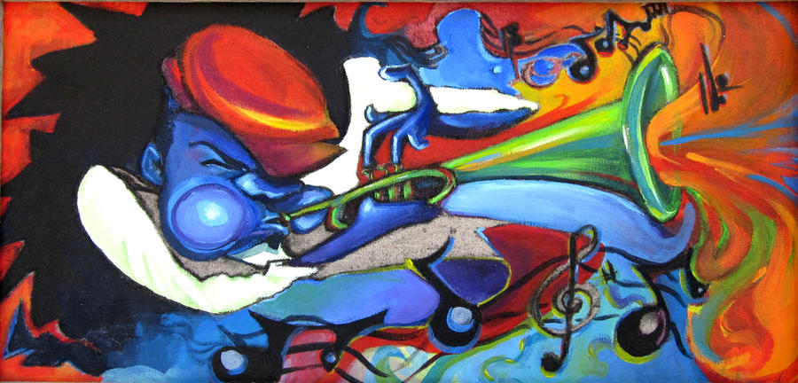 Blue Mitchell jazz trumpet by Huchem on DeviantArt