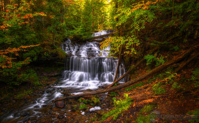 Wagner Falls HDR by JessicaDobbs