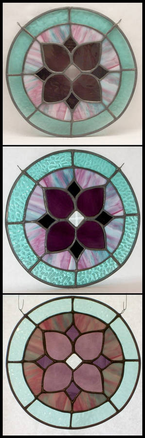 Round Floral Panel