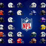 NFL Helmet Poster