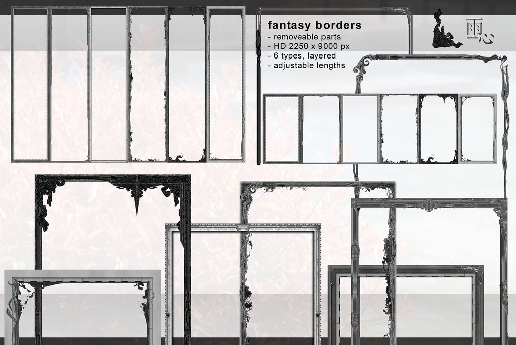 Fanatsy Border Fantasy Map Borders by ameshin on DeviantArt
