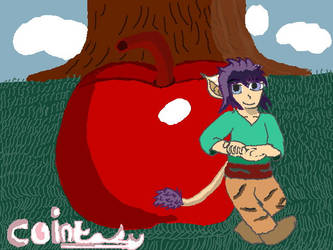 Minumine and the apple 