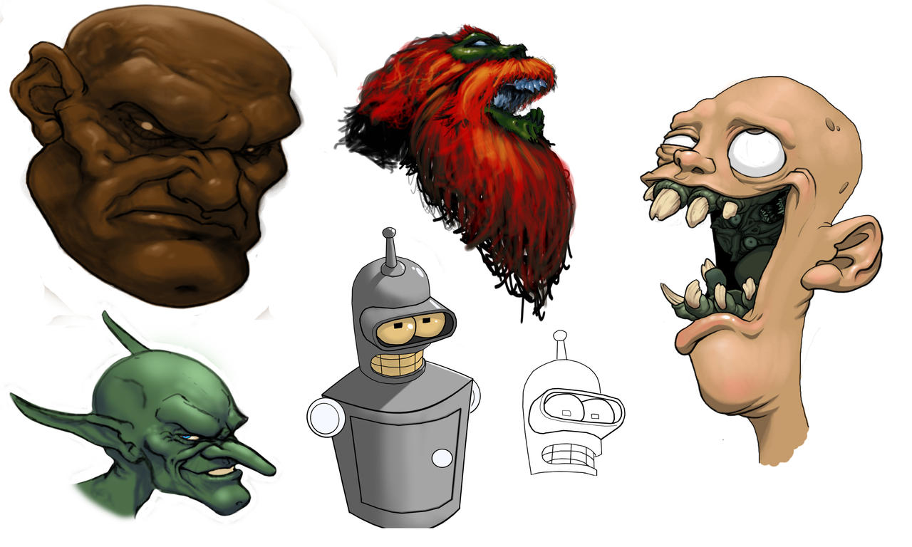 Random Faces by CJ83 on DeviantArt