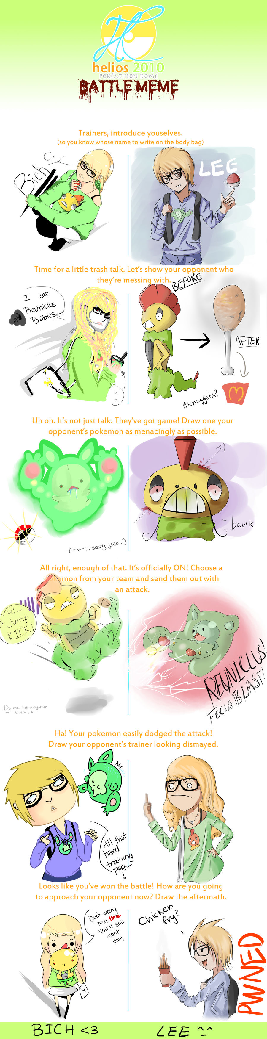 Pokemon Battle Meme by Jorei on DeviantArt