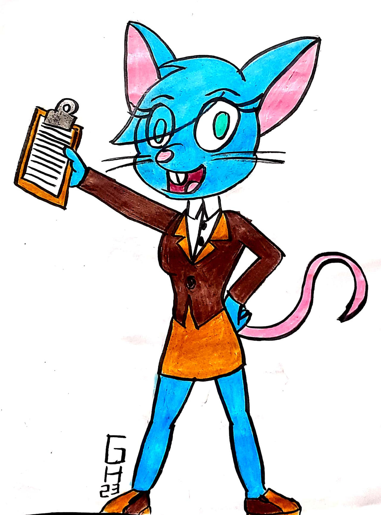 Mouse Secretary Mia the Secretary Mouse #DTIYS by Greenhood-Station on DeviantArt