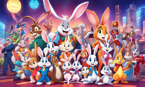 Bunny Rabbit Group Picture 