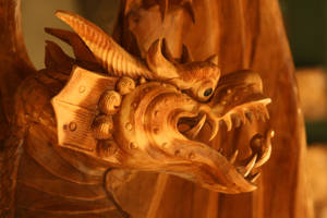 Wooden Chinese Dragon