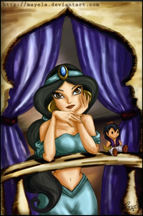 'Jasmine And Aladdin Doll'