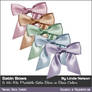 Free Satin PSD Ribbons And Bows Clipart PNG