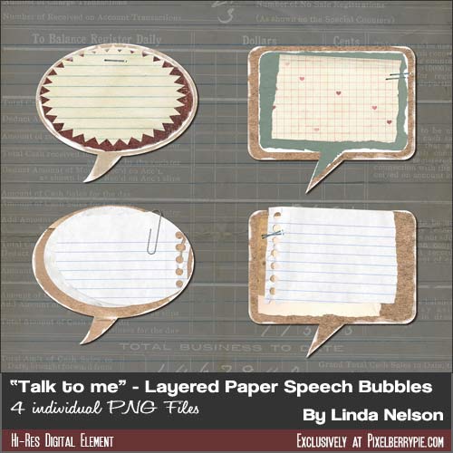 Speech, Word, Chat Bubbles- PNGs Hi-Res