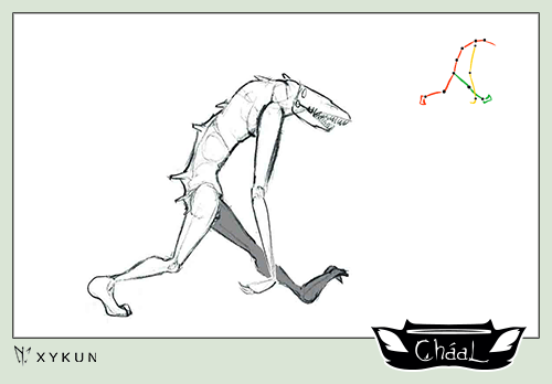 ChaaL - Zeyal Walk Cycle by Xykun