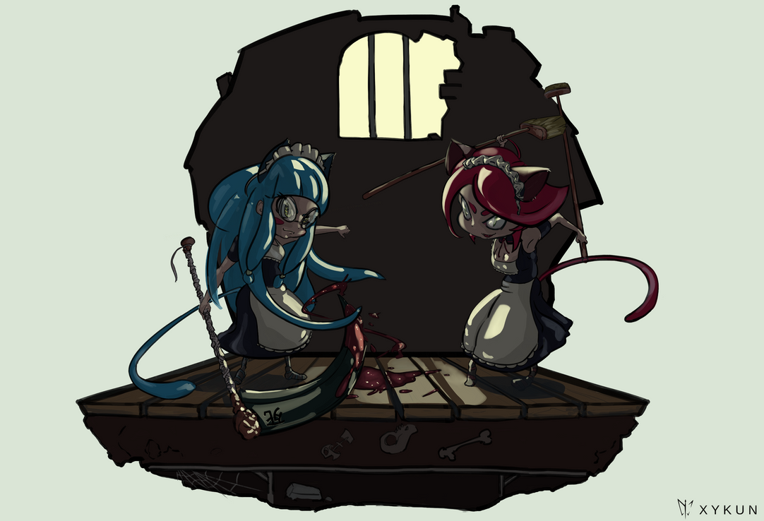 Blue and Red by Xykun