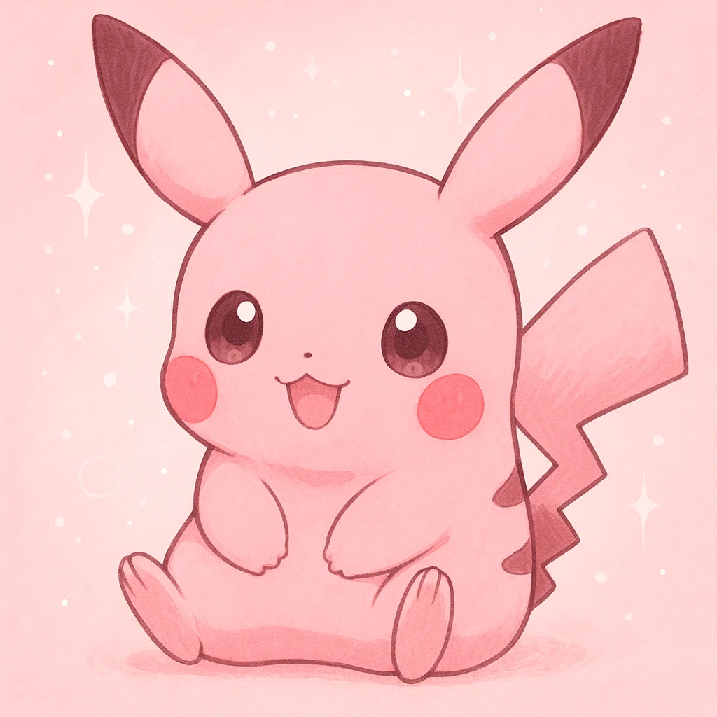 Pink Pitachu I made this pink pikachu :3 by Meeowshy on DeviantArt