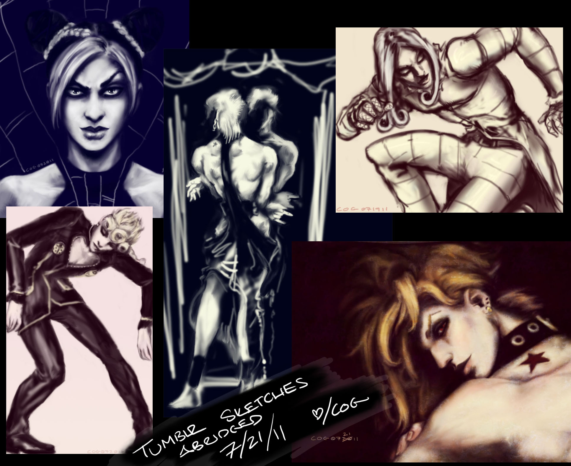 JJBA: Tumblr Sketches 00