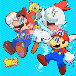 Mario 35th anniversary art