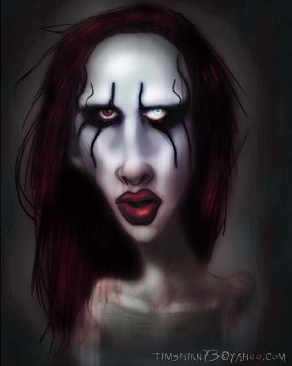 Marilyn Manson Painting