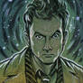 Doctor Who 10th Dr Sketch Card