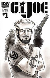 G.I. Joe Shipwreck Sketch Cover