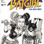Batgirl vs Harley Quinn Sketch Cover
