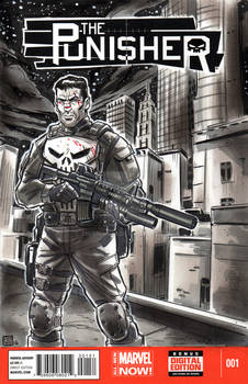 Punisher Sketch Cover