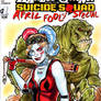 Harley Quinn and Killer Croc Sketch Cover