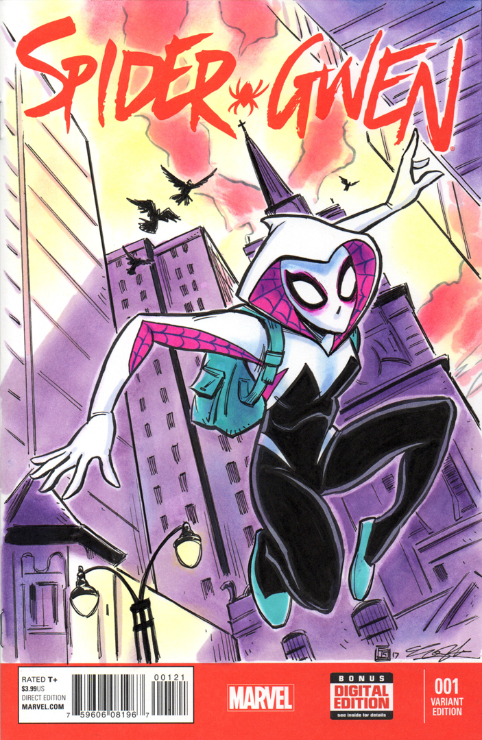 Spider Gwen Sketch Cover