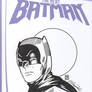 Adam West Batman 66 Sketch Cover