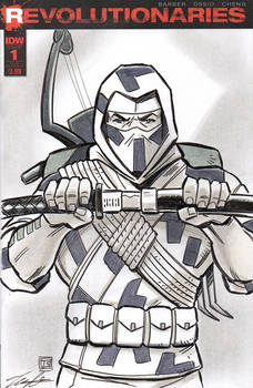 GI Joe Storm Shadow Sketch Cover