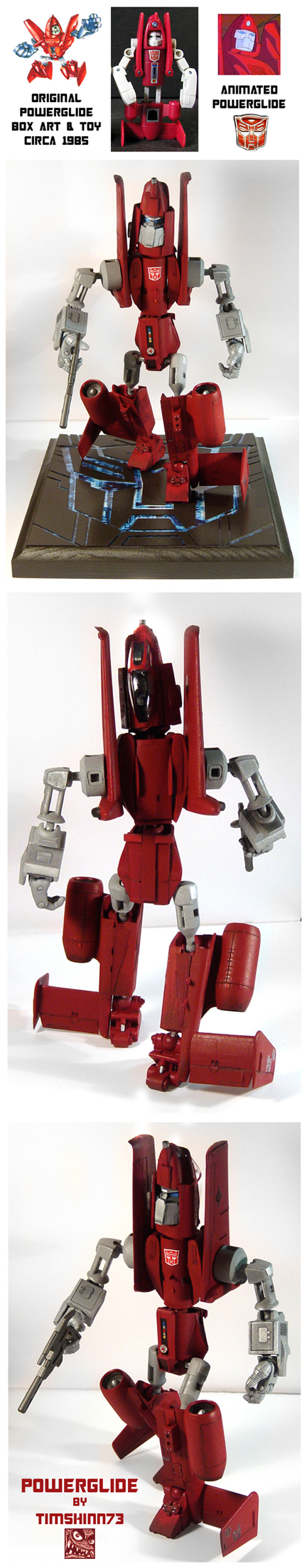 Kitbash Transformer Transformer Powerglide Kitbash by timshinn73 on DeviantArt
