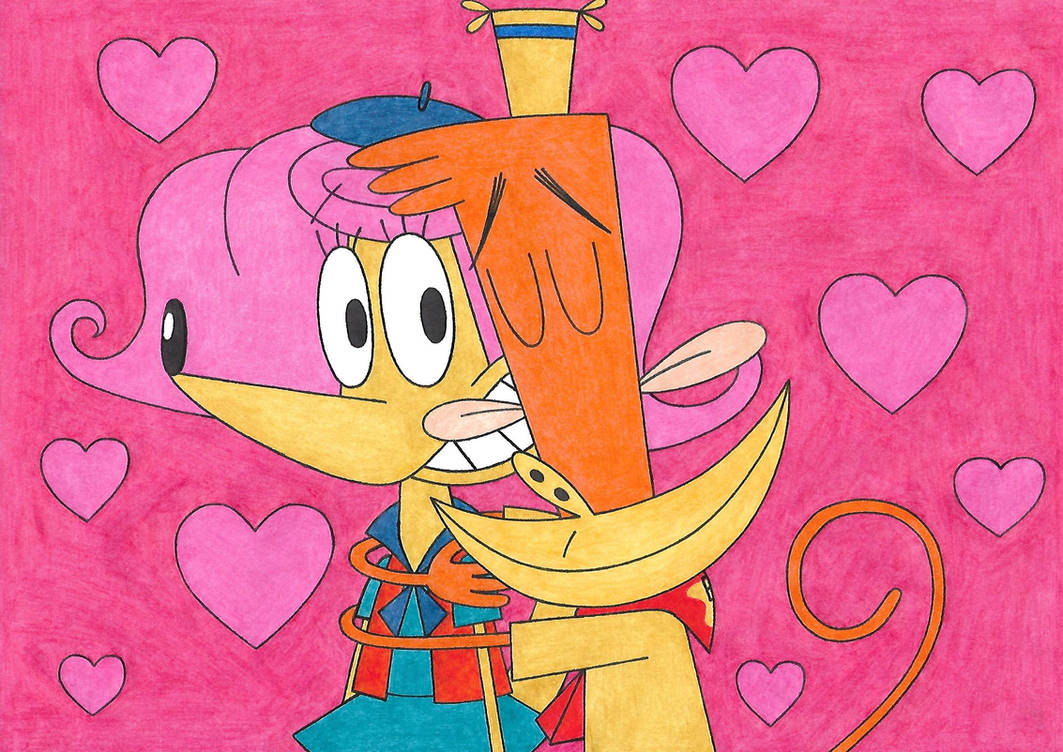 Lazlo X Patsy Deviantart Lazlo hugging Patsy by Krisztian1989 on DeviantArt