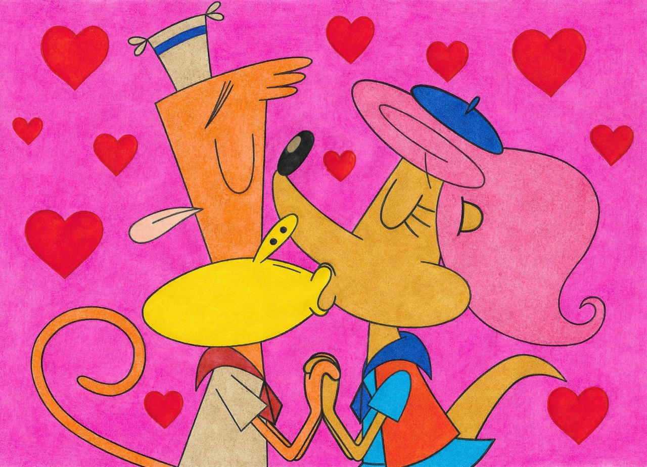 Lazlo X Patsy Deviantart Gift: Lazlo X Patsy Kiss by Krisztian1989 on DeviantArt