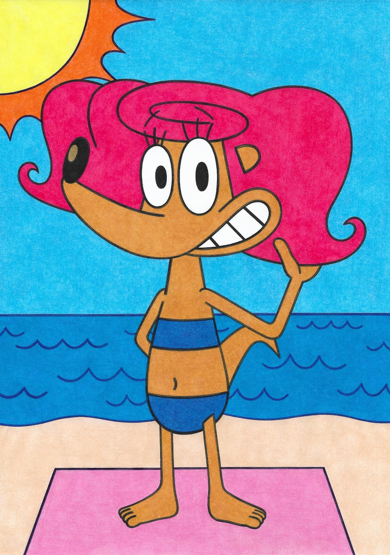 Patsy 2007 Deviantart Patsy on the Beach by Krisztian1989 on DeviantArt
