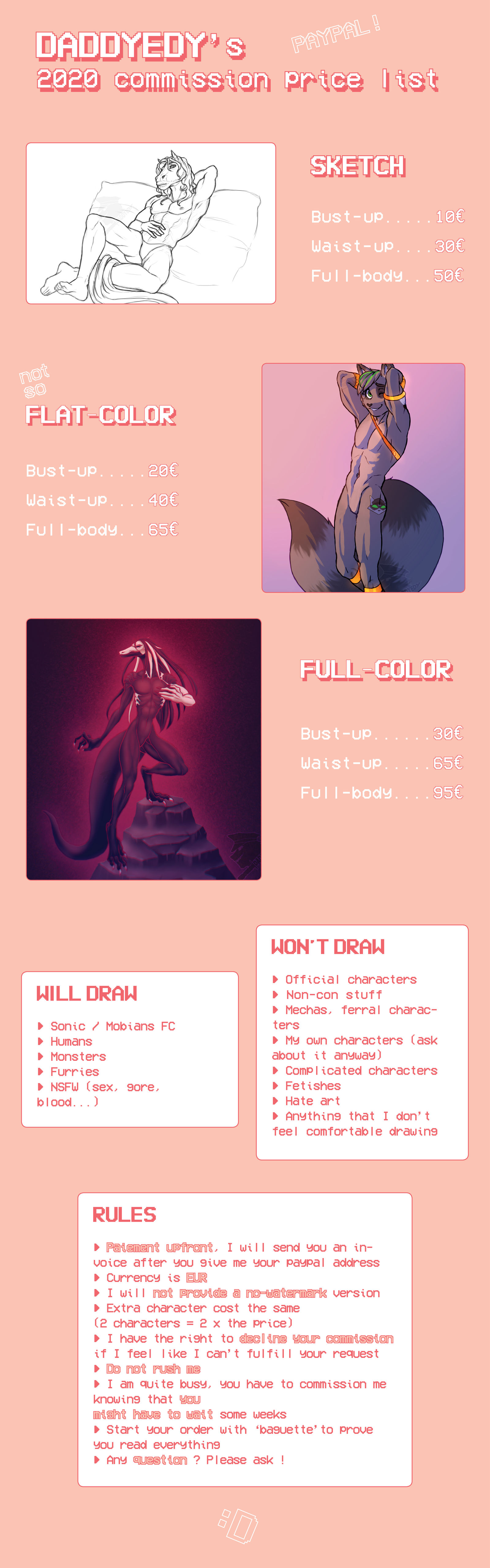 Commission price list // OPEN