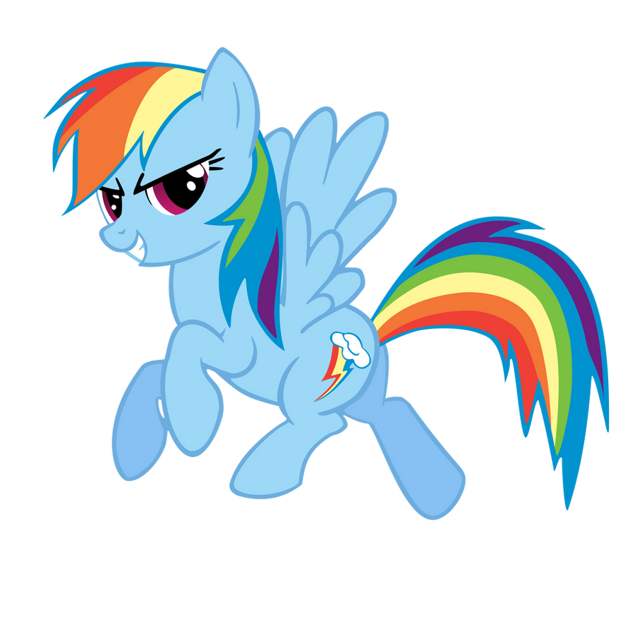 Rainbow Dash Showing Off