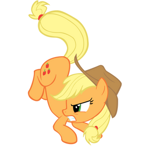 A Pillowfight With Applejack