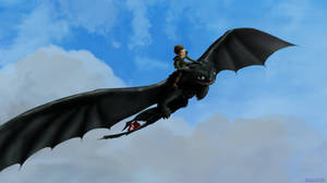 Hiccup and Toothless's Epic Flight