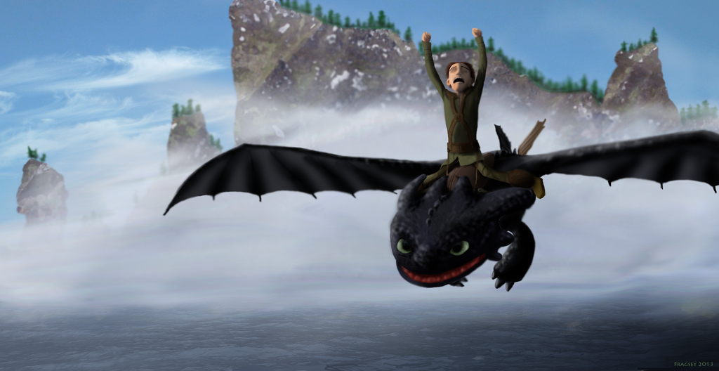 Hiccup and Toothless Yeah Baby by Fragsey on DeviantArt
