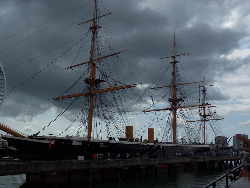 Portsmouth Historic Dockyard - HMS Warrior