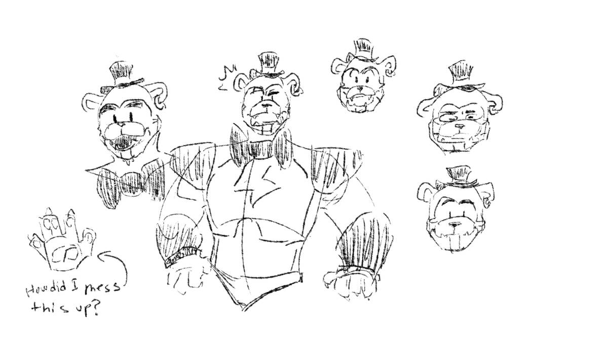 Freddy Scribbles By NoudleHed On DeviantArt