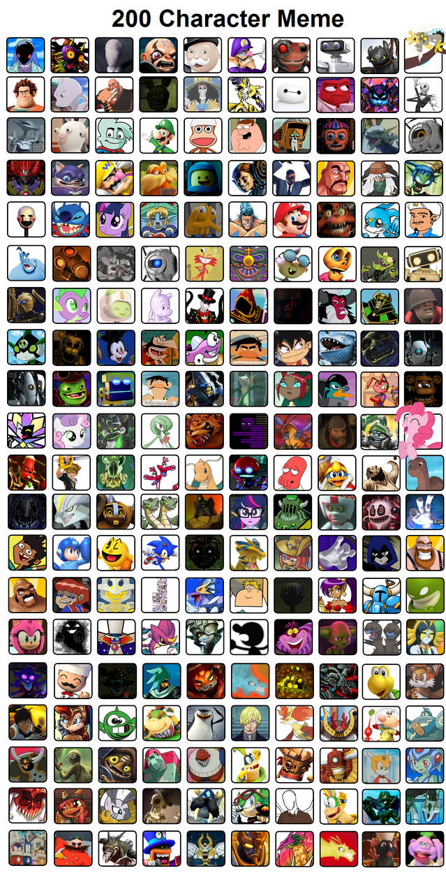 200 Characters Example 200 Characters by kyurem2424 on DeviantArt