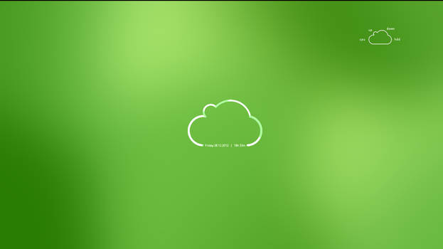 cloud conky - preview