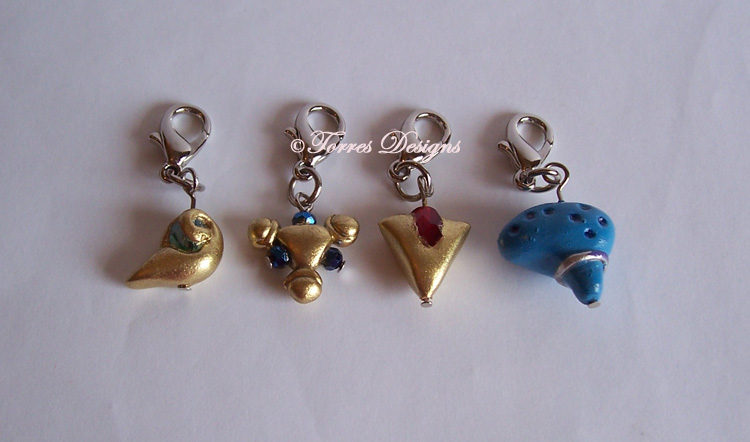 Handmade Spiritual Stones Ocarina of Time Charms