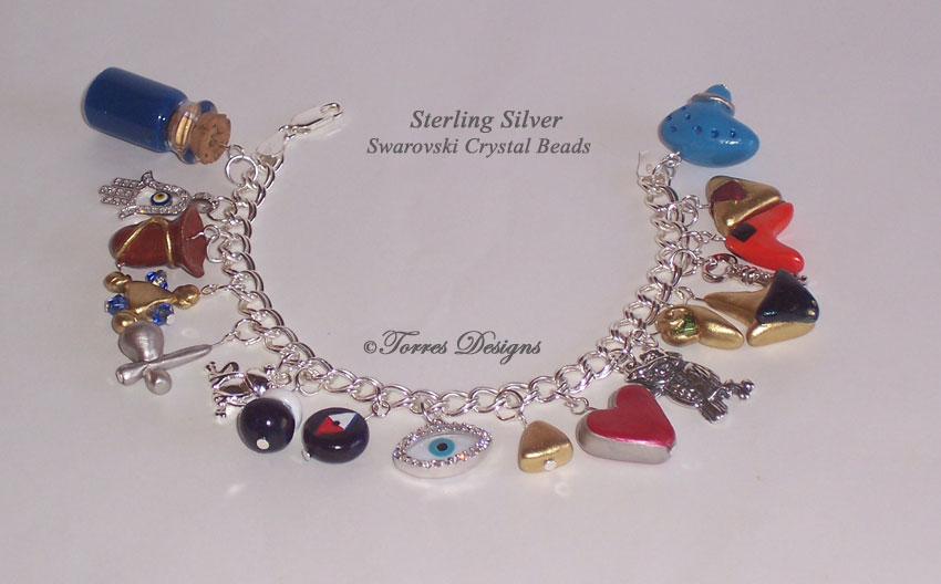 SterlingSilver Swarovski OoT Charm Bracelet Custom