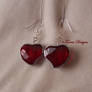 1st Heart Container Earrings Zelda OoT OOAK Custom