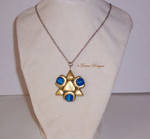 Twilight Prince Zora Sapphire Necklace Handmade by TorresDesigns