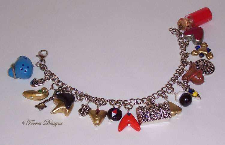 Ocarina of Time Charm Bracelet LOZ Handmade