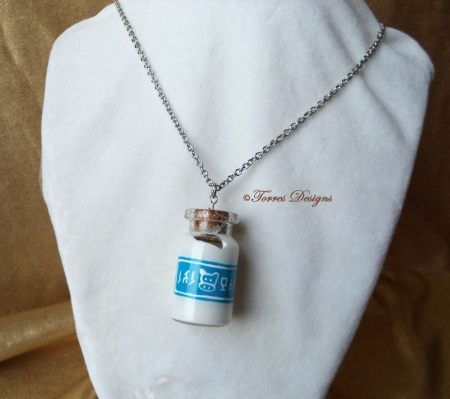 Lon Lon Ranch Milk Bottle Necklace ZELDA Custom