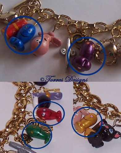 5 ChuChu Charms Set ZELDA WW Handmade Custom made